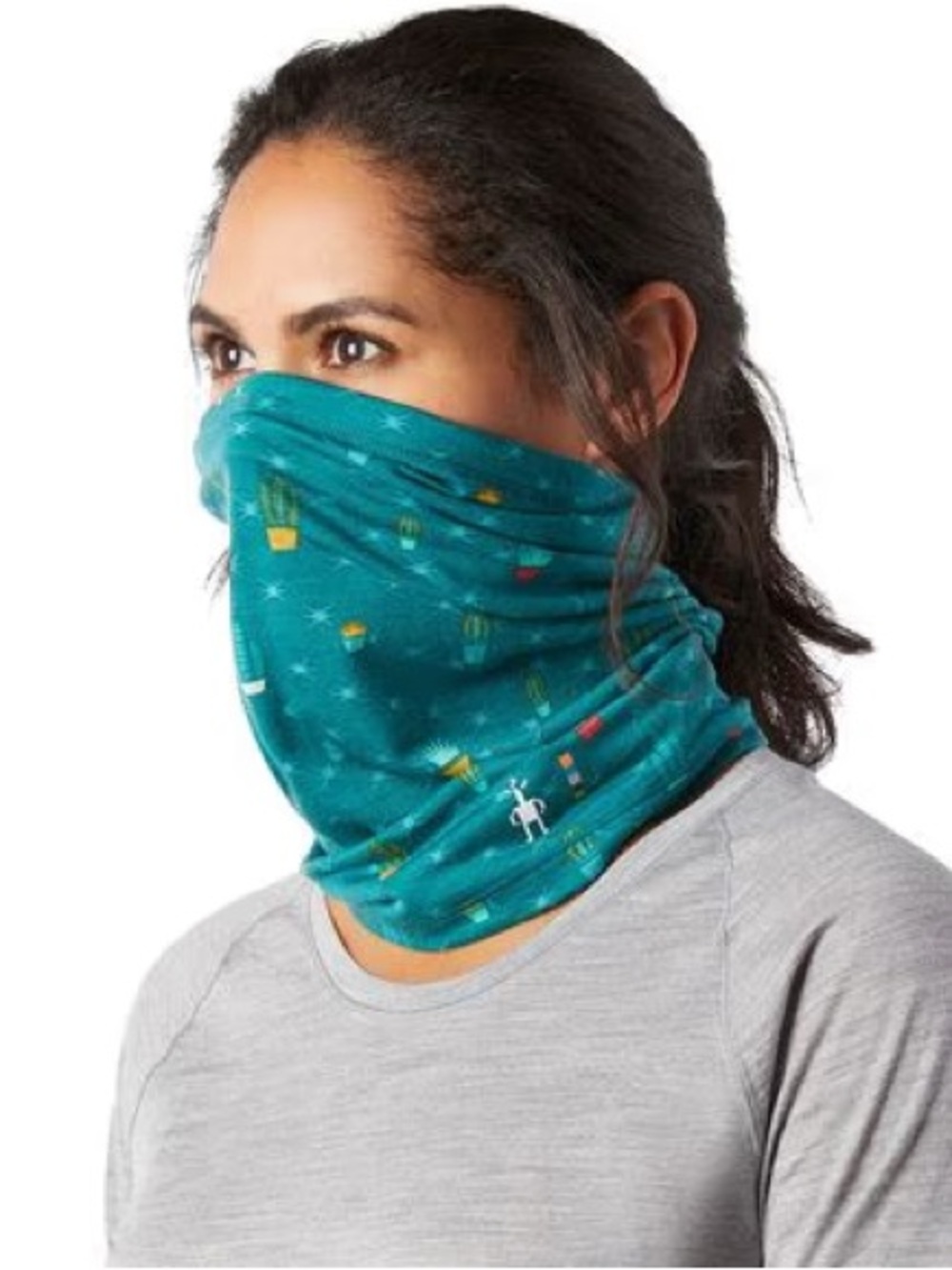 Smartwool Merino 150 Neck Gaiter Cactus Teal Blue Face Warmer Covering Fall